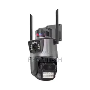 Outdoor Solar Powered CCTV With Two Solar Panels