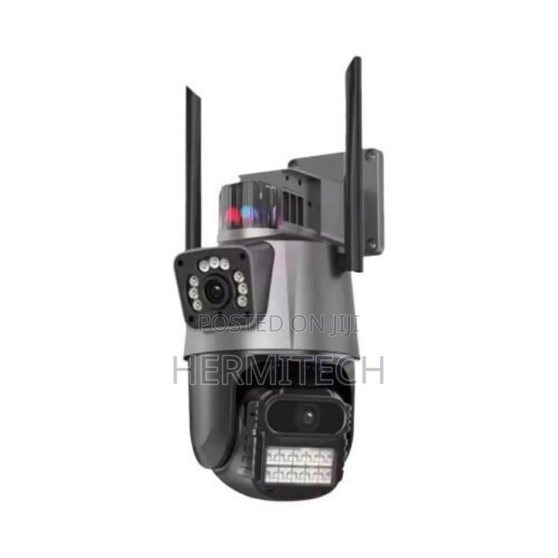 Outdoor Solar Powered CCTV With Two Solar Panels