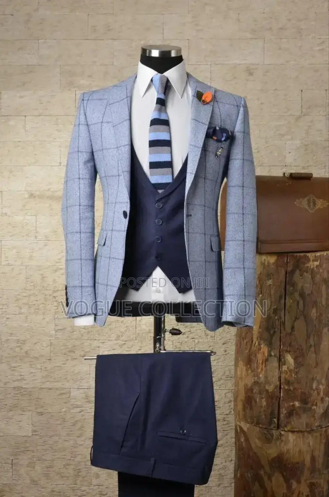 Three Piece Striped