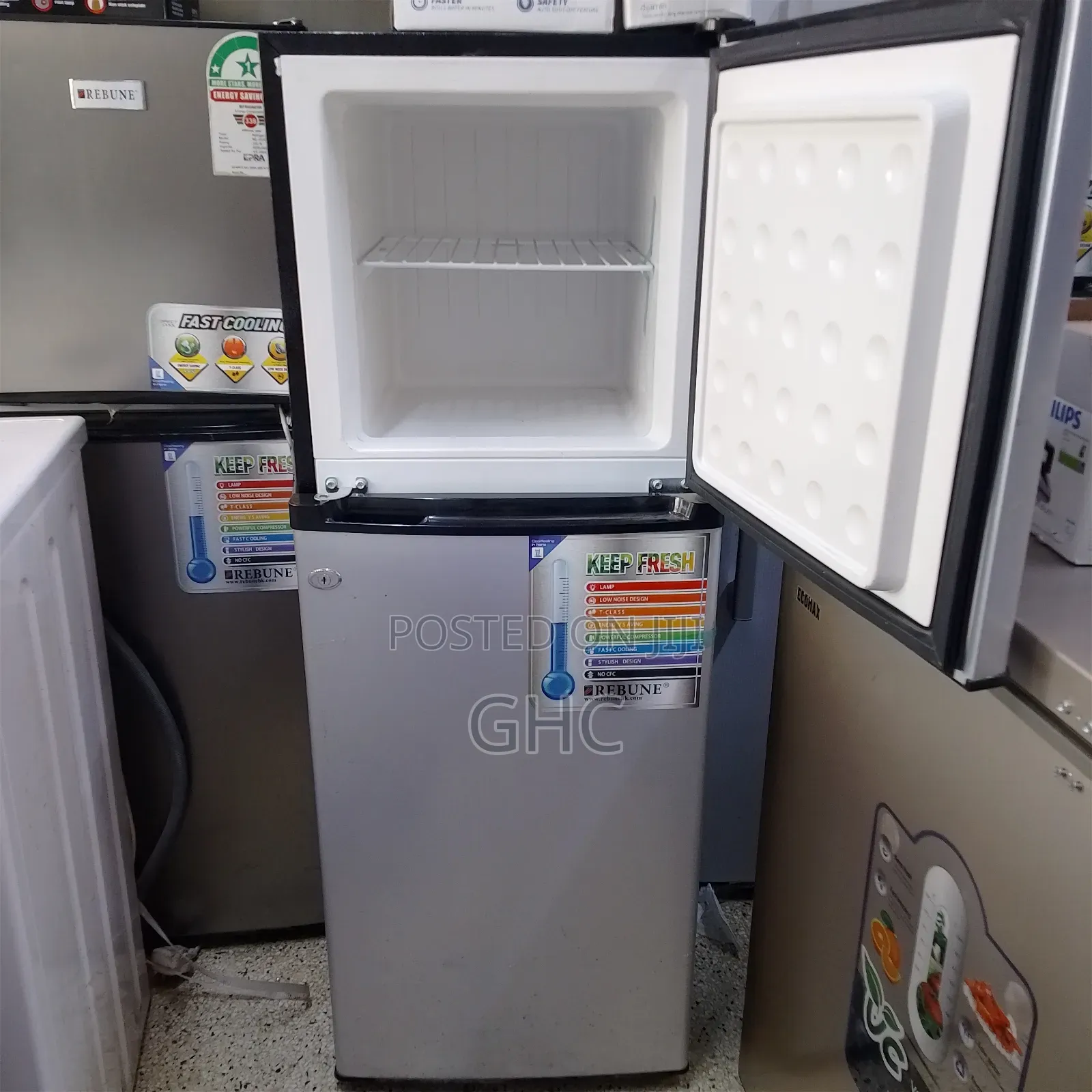 Gray Colour Rebune Fridge (Brand New)