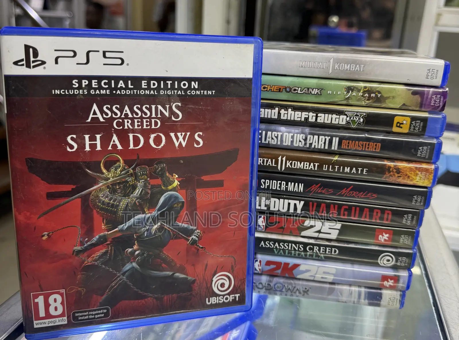 Uk Used Assasins Creed Shadows Ps5