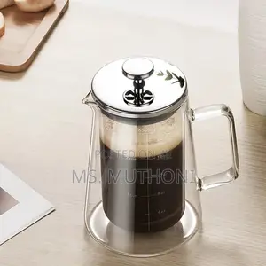 *Double Walled Borosilicate French Press Coffee Maker*