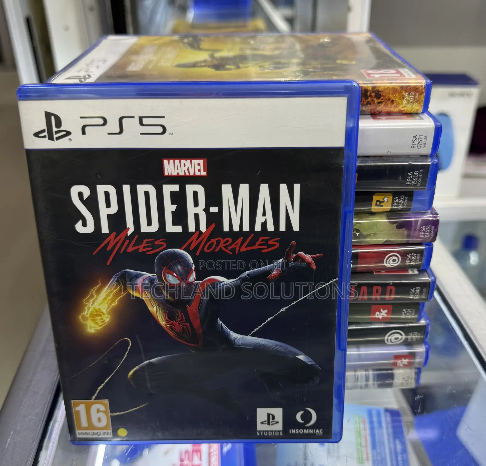 Uk Used Ps5 Spiderman Miles Morales