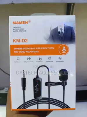 The Mamen Km-D2 Professional Lavalier Microphone.