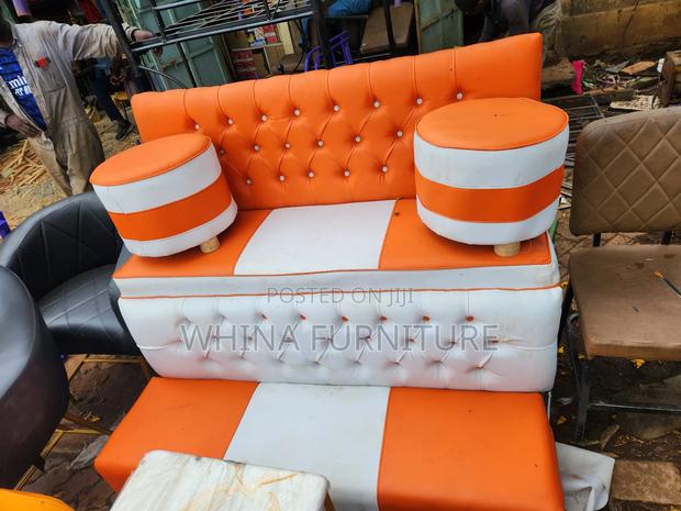 Orange Pedicure Seat - main view