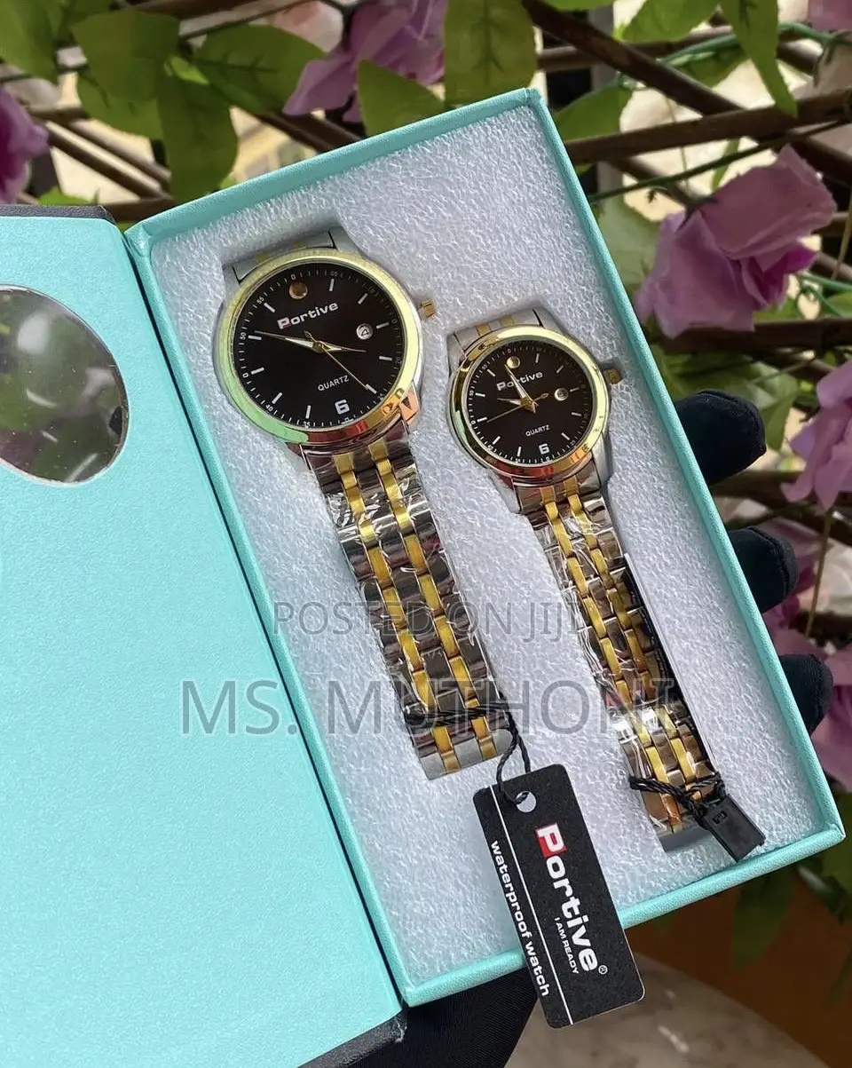 Stainless Steel Nonfade Couple Watch Sets