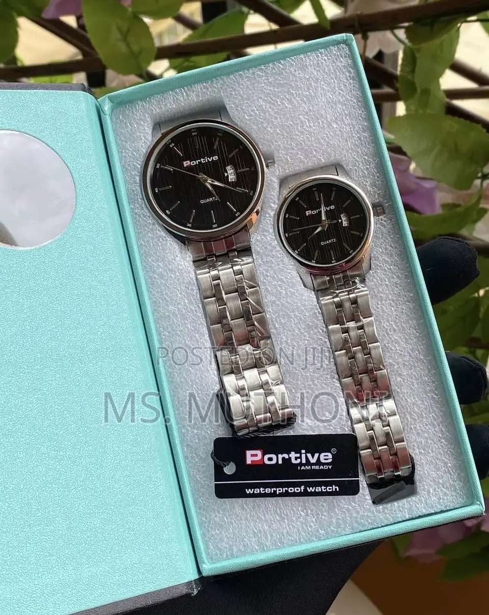 Stainless Steel Nonfade Couple Watch Sets