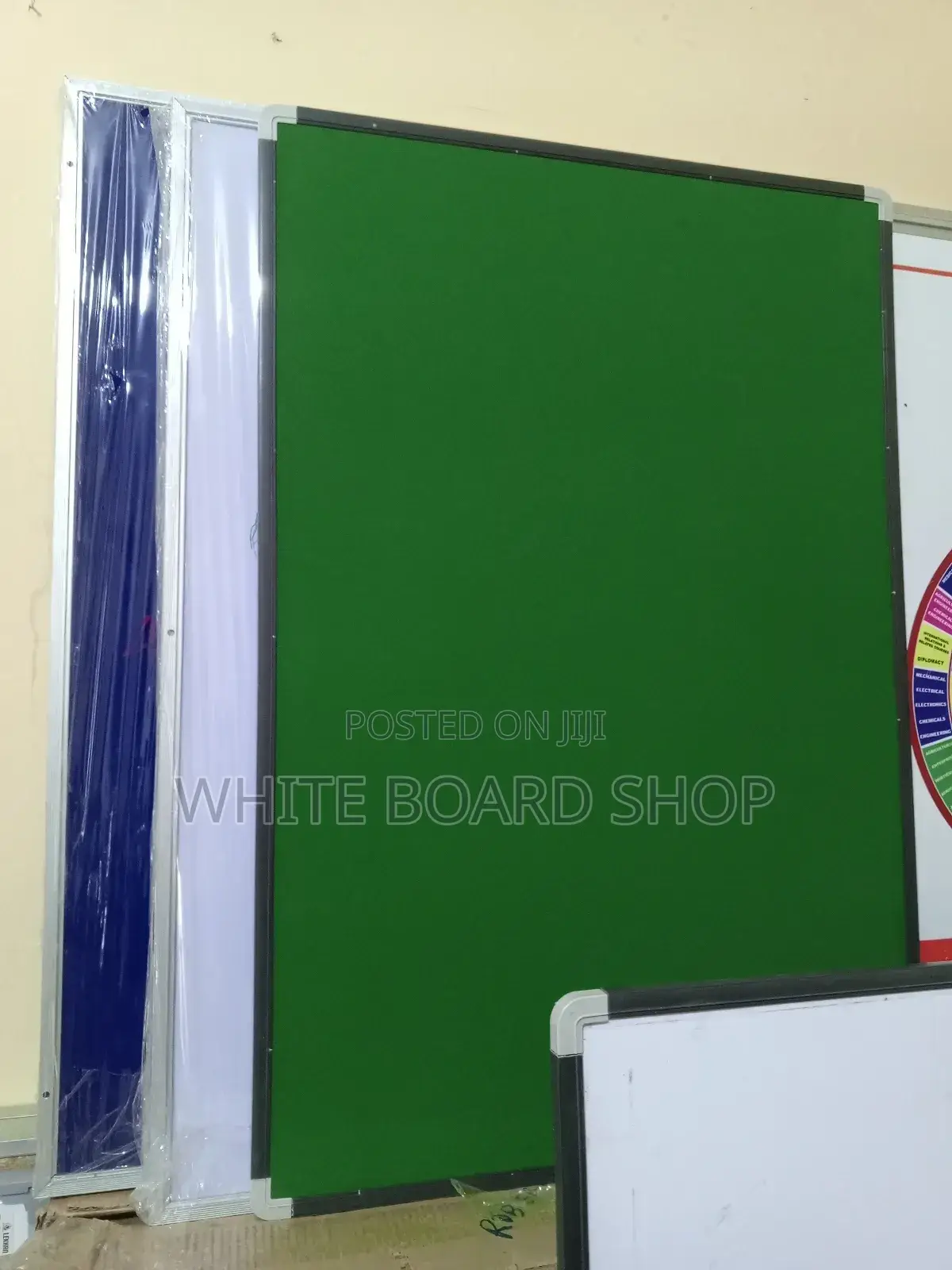 Good Quality Plastic Frame Notice Boards - Safaricom Green for Sale
