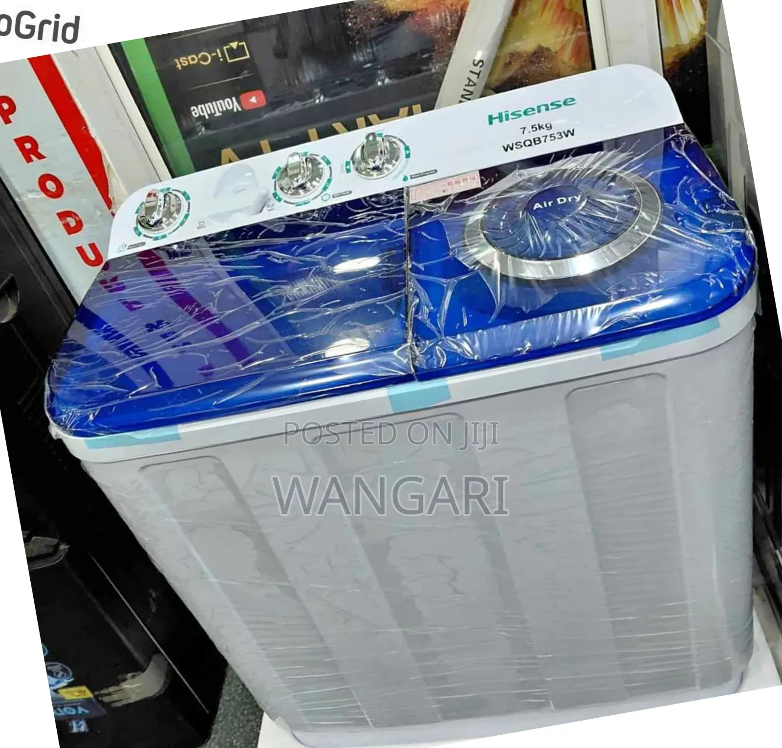 Hisense 7.5 KGS Washing Machine Available to Fare Price