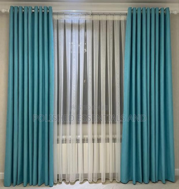 Blue Themed Curtains - main view