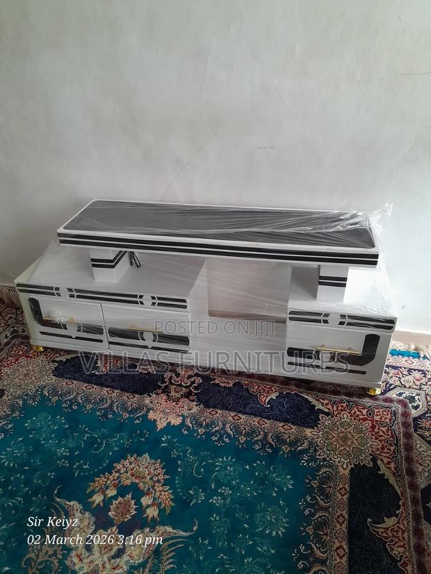 Portable Tv Stand With Light and Drawers