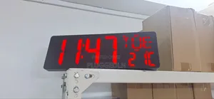 Large Digital Gym Wall Clock.