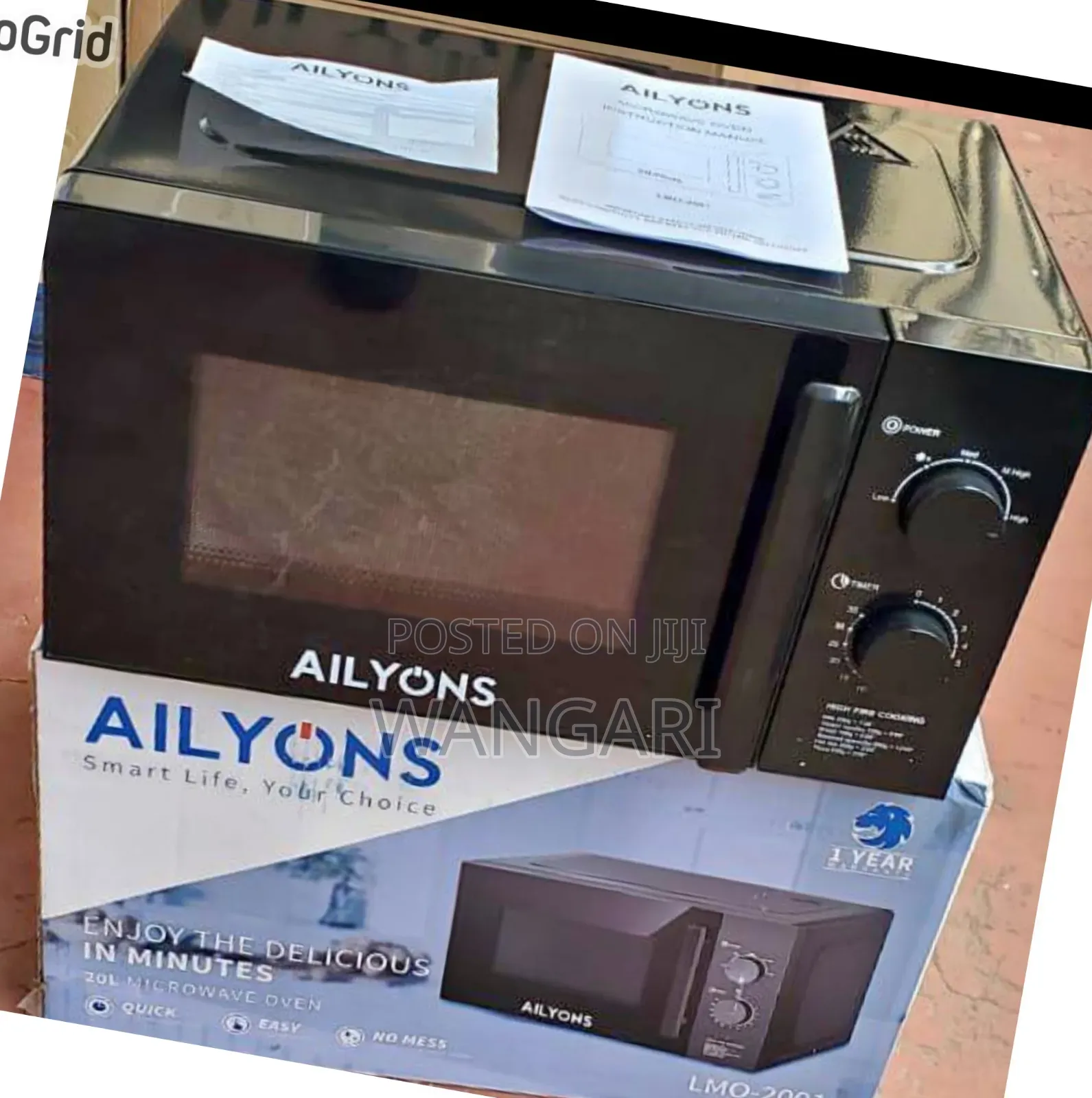 New Ailyons Manual Microwave Available