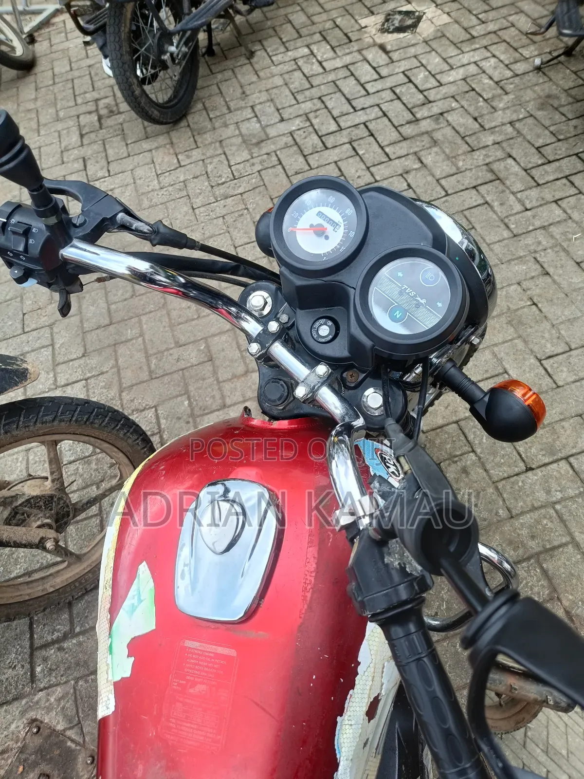 TVS Max 125 2016 Red