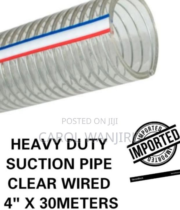 Quality 4inch 30m Clear Wired Sunction Pipe/4inch 30m Sunction Pipe