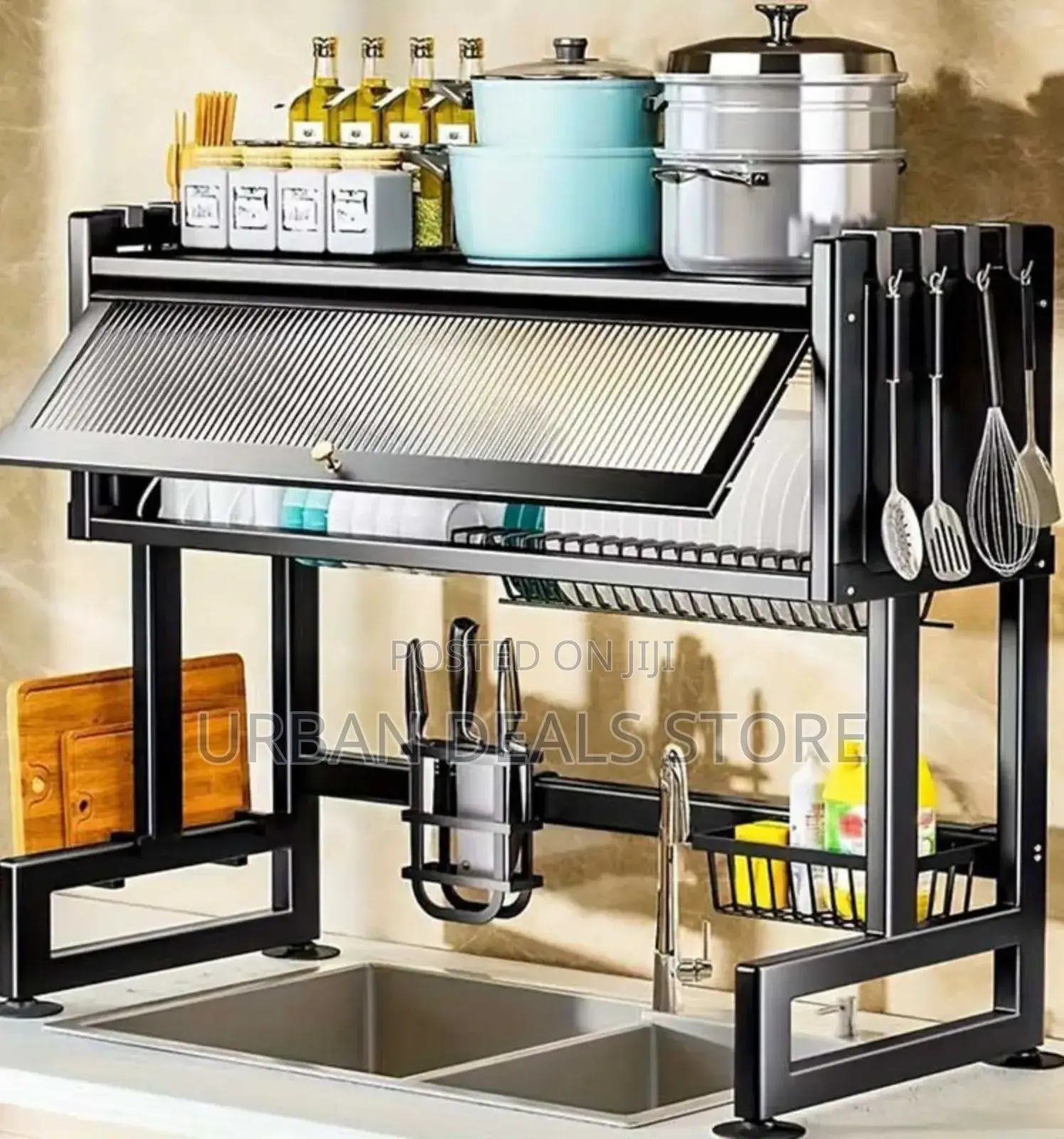 Single Over the Sink With Glass Acrylic Cover
Size 85cm