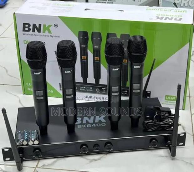 BNK Bk8400 4-in-1 Uhf Wireless Microphone System. - main view
