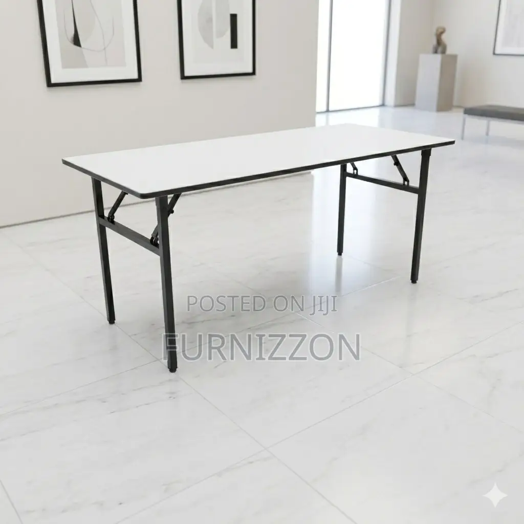 Strong Wooden Folding Table 1.5m Rectangular for Home Office