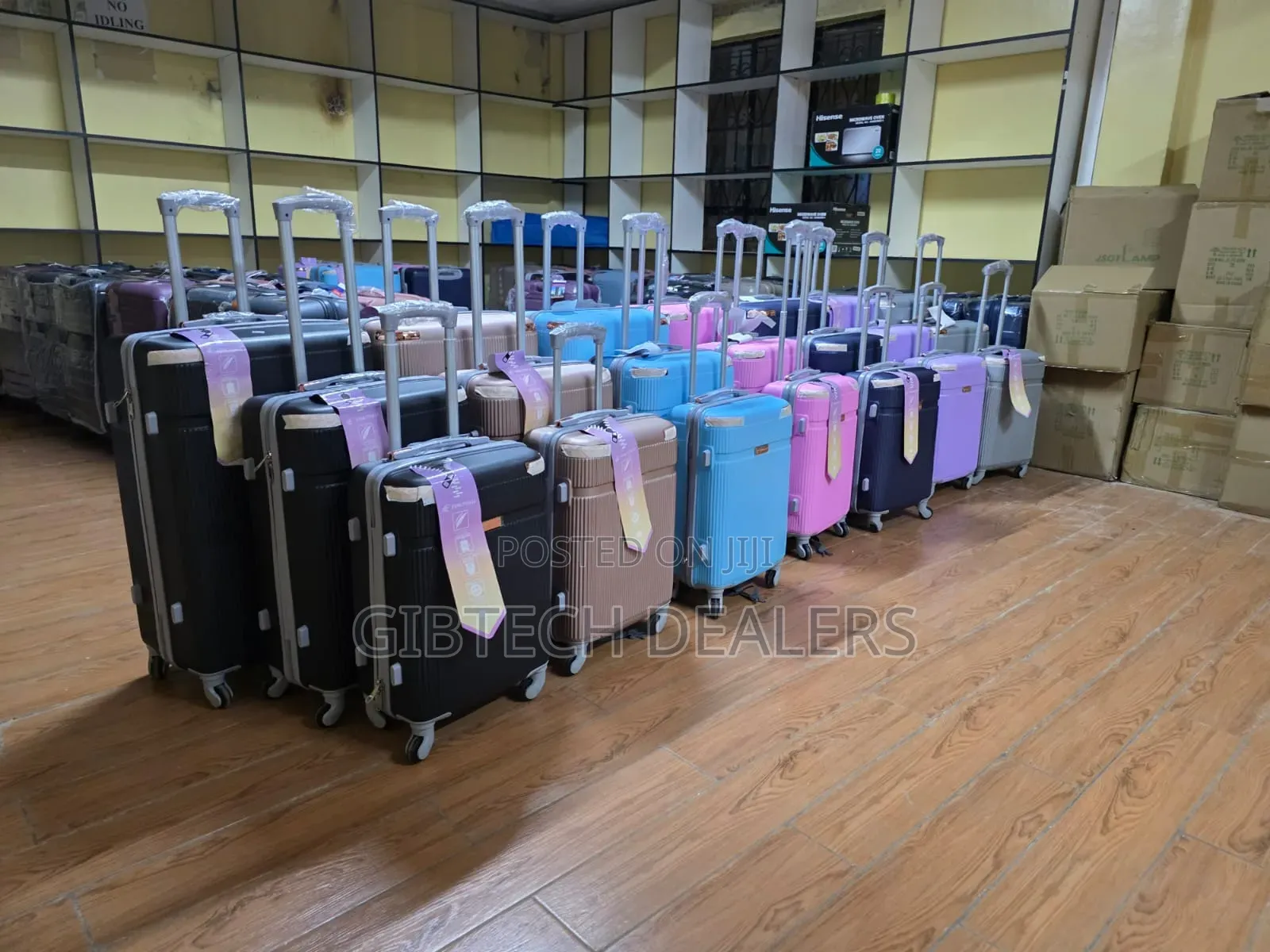 Fashion 3 in 1 Unbreakable Rubber Suitcase Travel Bag