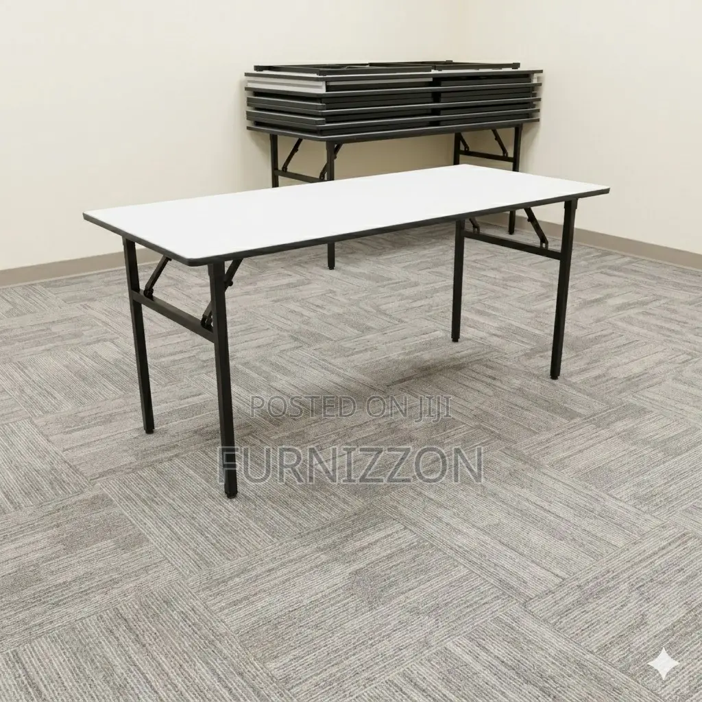 Multipurpose Wooden Folding Table 1.5m by 0.76m Rectangular