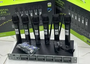 BNK Es600 6-in-1 Wireless Microphone System