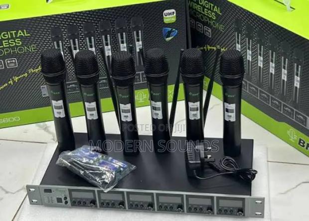 BNK Es600 6-in-1 Wireless Microphone System - main view