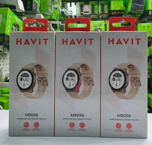 *
Havit M9056 *Amoled* Wireless Call Smart Watch Now Available In