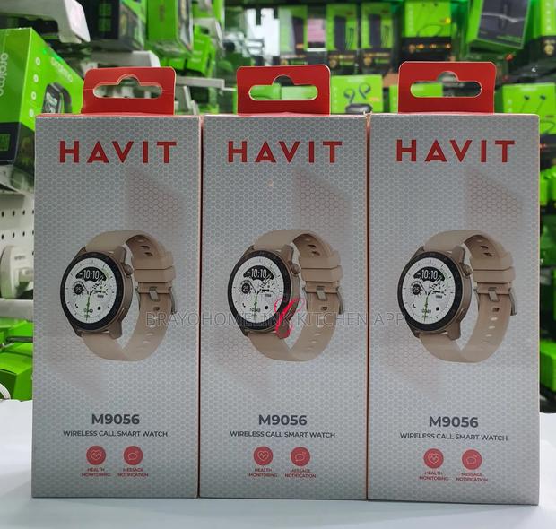 *Havit M9056 *Amoled* Wireless Call Smart Watch Now Available In