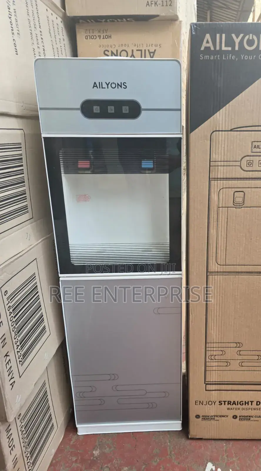 2 Taps  Ailyons Brand New Water Dispenser ( Hot And Cold)