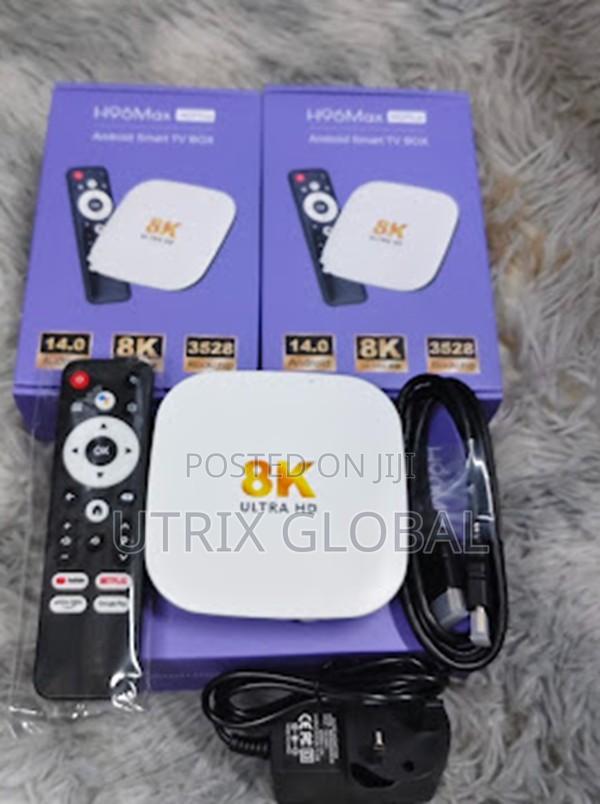 H96 Max Android Tv Box 4gb Ram 128gb 8k Uhd Media Player - main view
