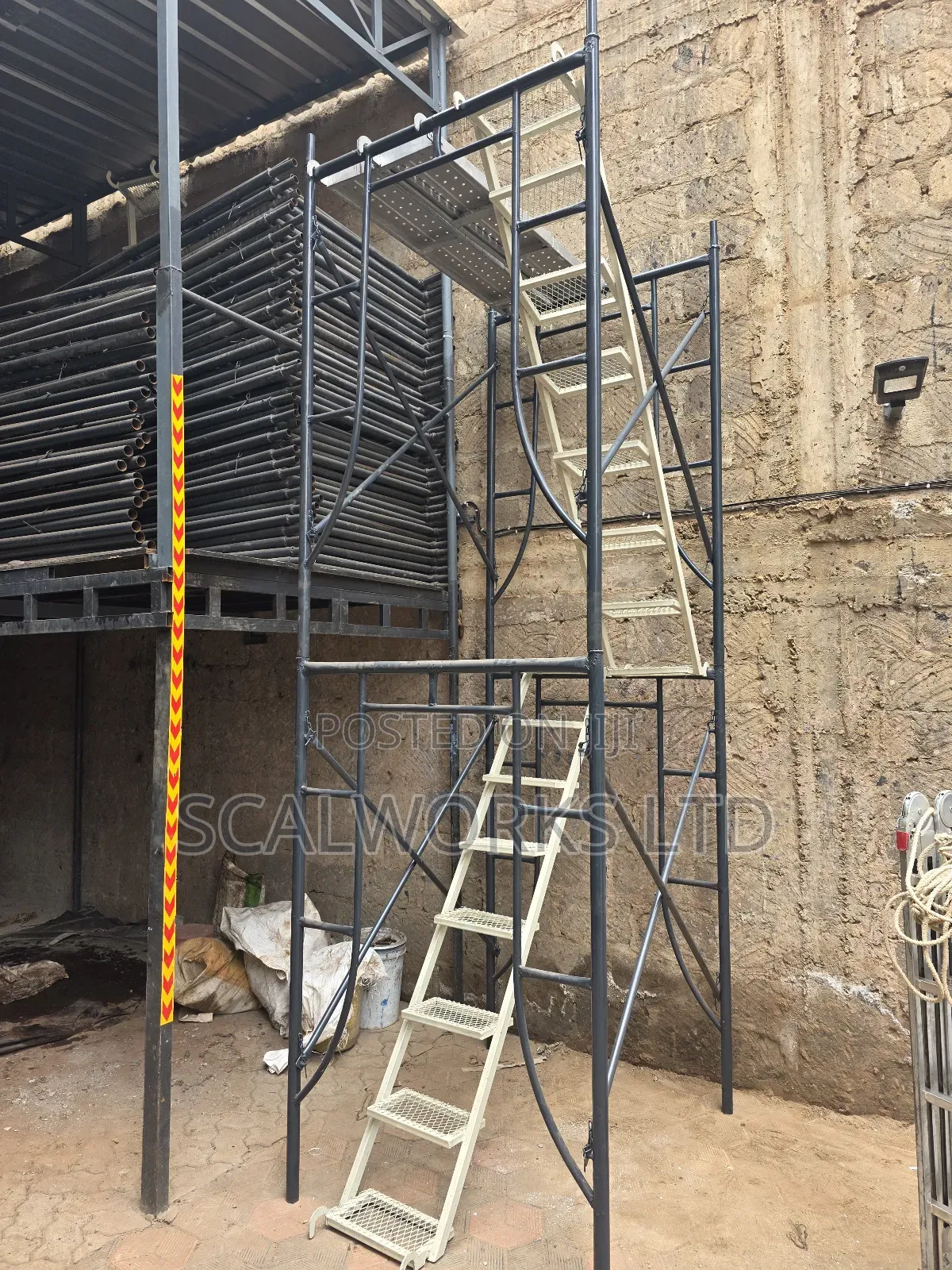 Scaffolds in Industrial Area