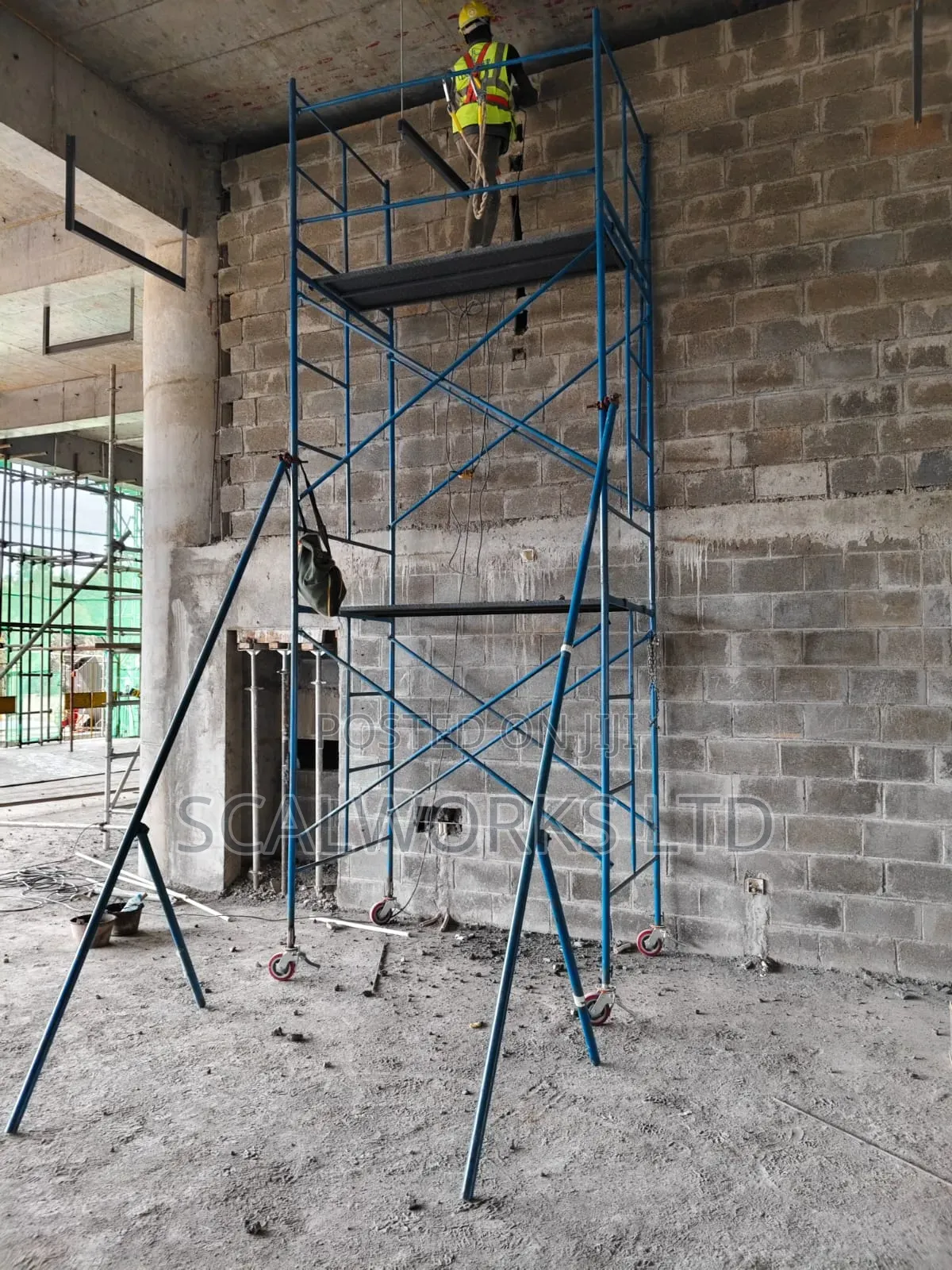 Scaffolds in Industrial Area