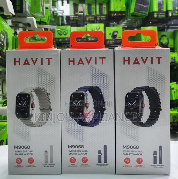 Havit M9068 Amoled Wireless Call Smart Watch With Extra Watch Straps