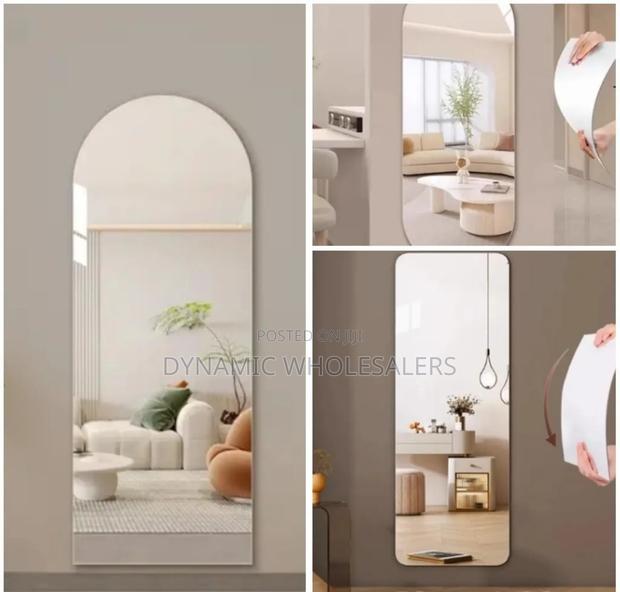 *Peel and Stick Unbreakable Mirror*