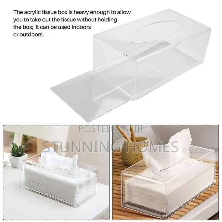 Clear Acrylic Serviettes Holder