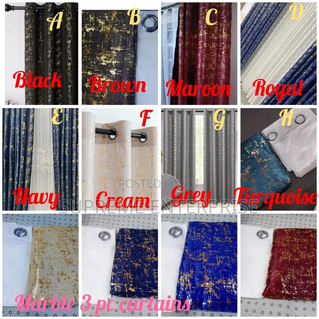 Marble Velvet Curtains