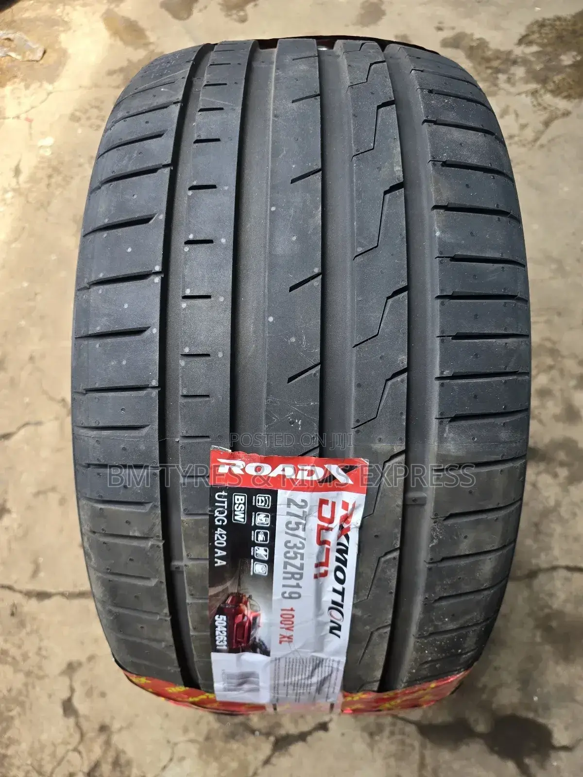 275 /35 R19 Roadx. (New Technology).