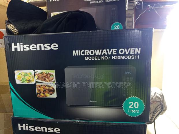 Black Hisense Digital Microwave