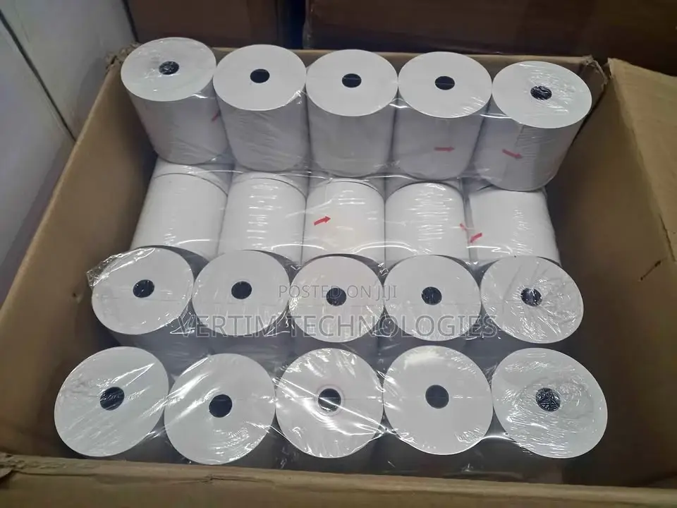 Pos 80x80mm Thermal Roll Paper 50 Roll Per Box