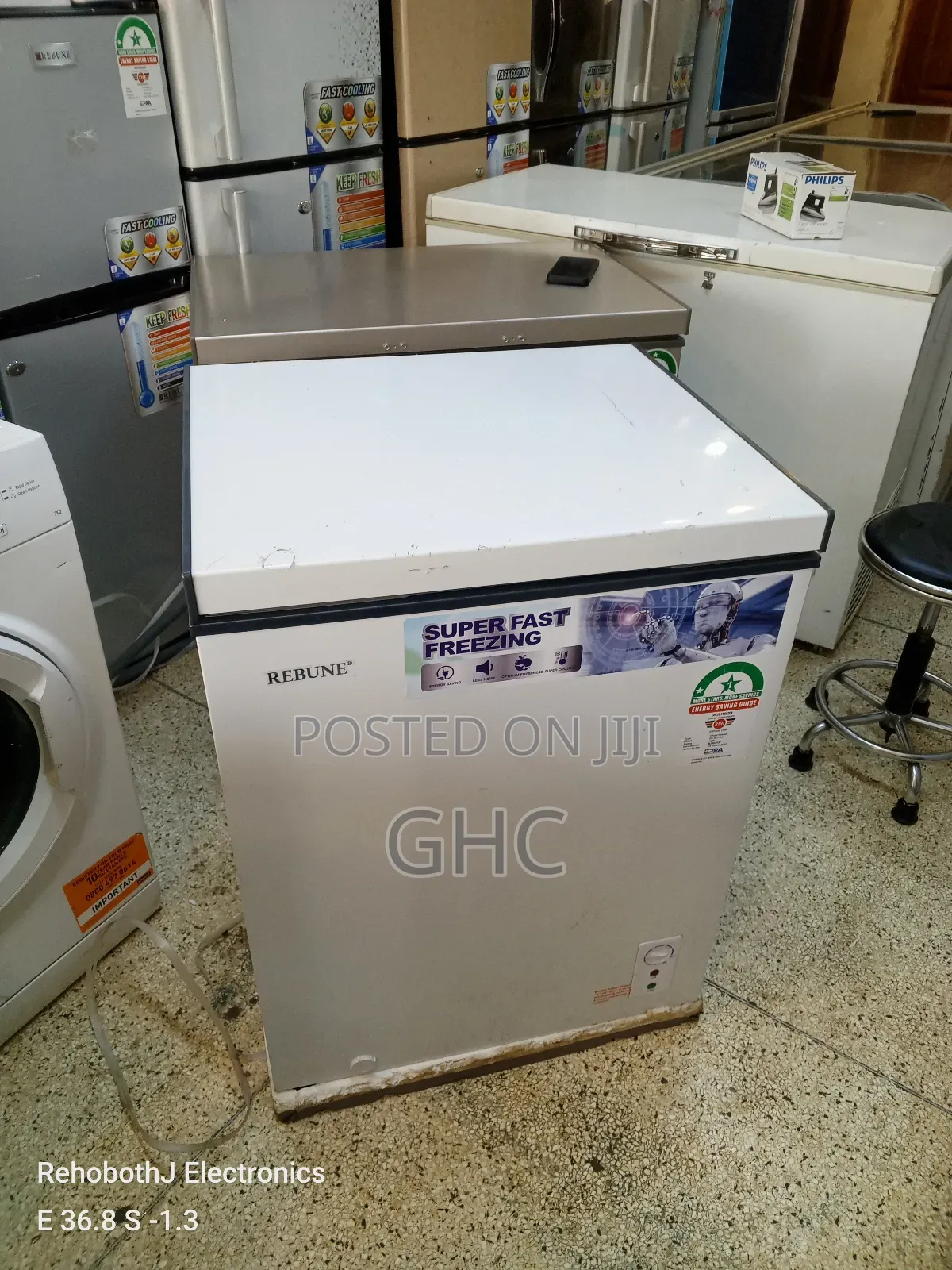 Rebune 140l Chest Freezer