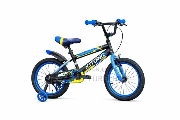 Size 16 Yjtong Bicycle With Training Wheels – Strong Stylish Bike - main view