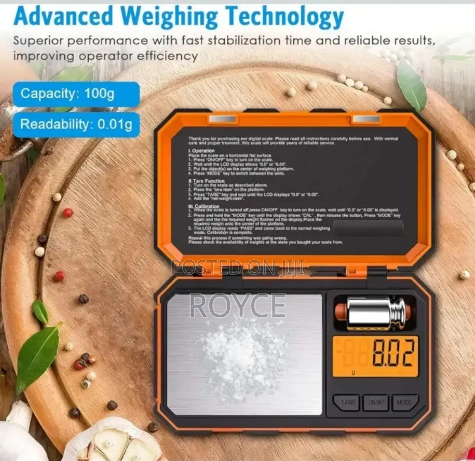 Portable 200g Lcd Pocket Scale