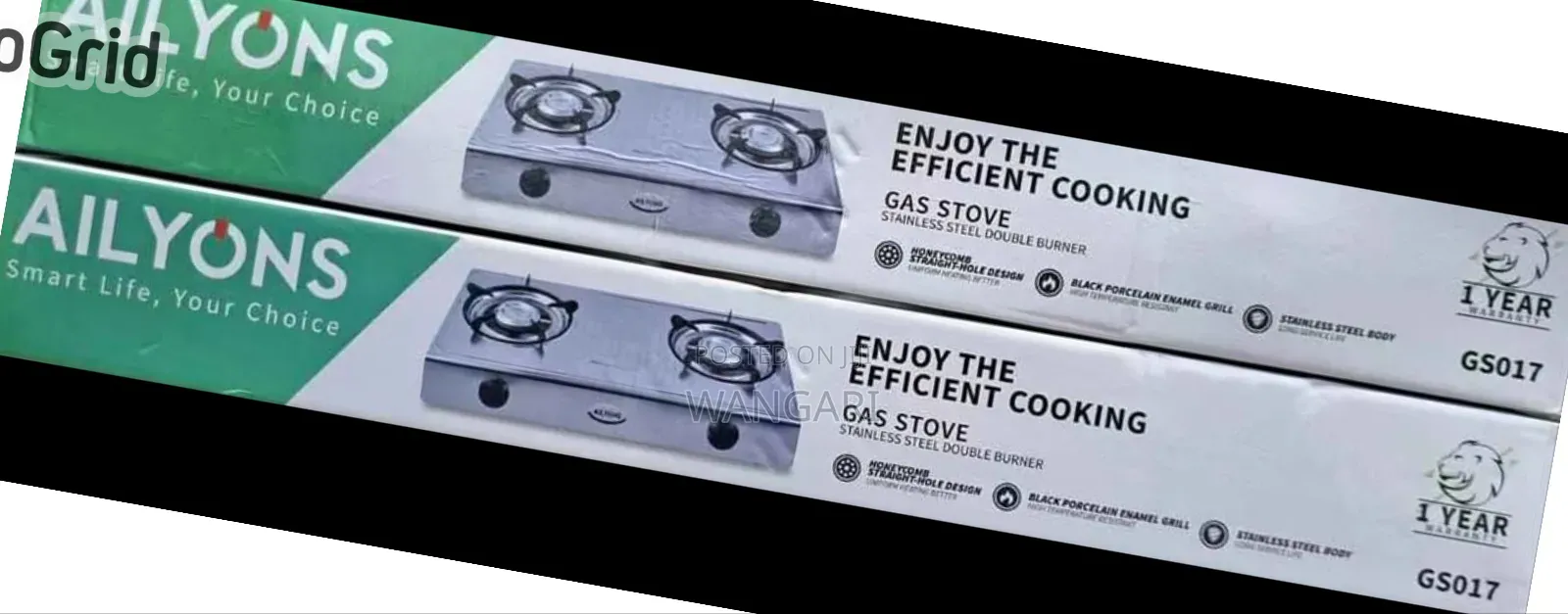 New Arrivals Ailyons 2 Burner Steel