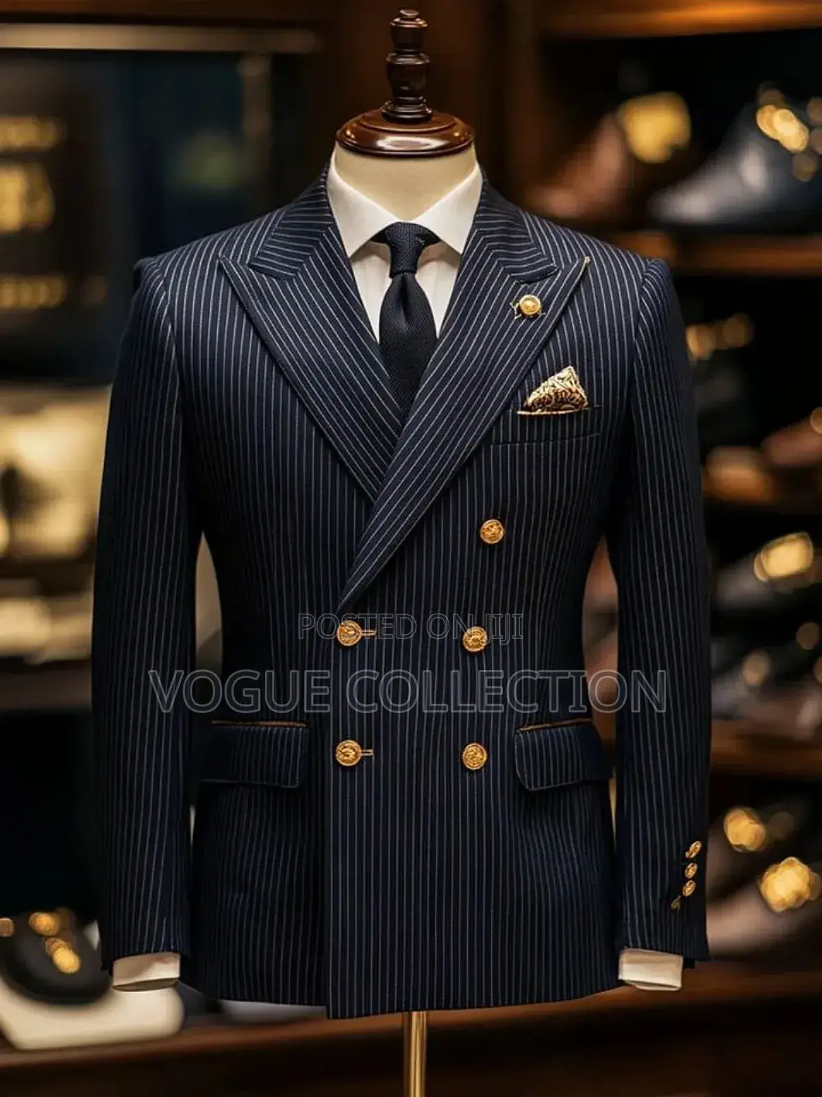 Striped Double Brested Suit