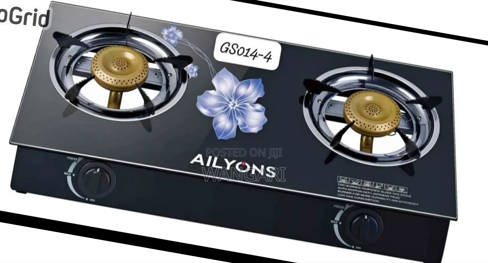 Ailyons 2 Burner Glass Brand New Available