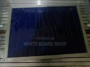 Blue Heavy Duty Noticeboard 4x3ft for Bursar Office