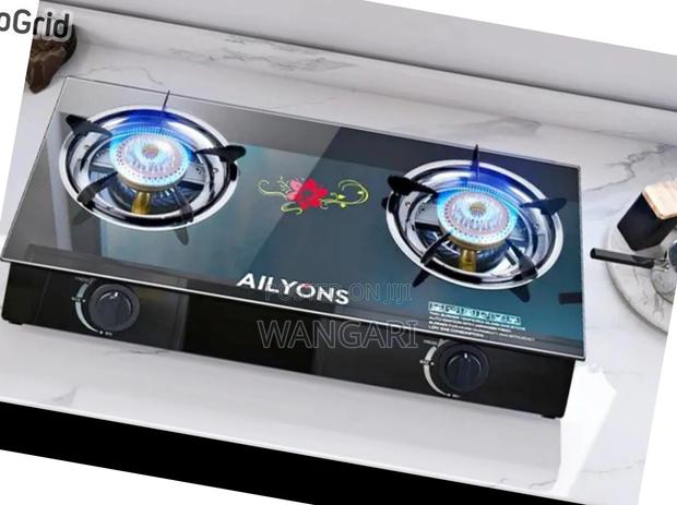 2 Burner Glass Ailyons Available Payment After Delivery - main view