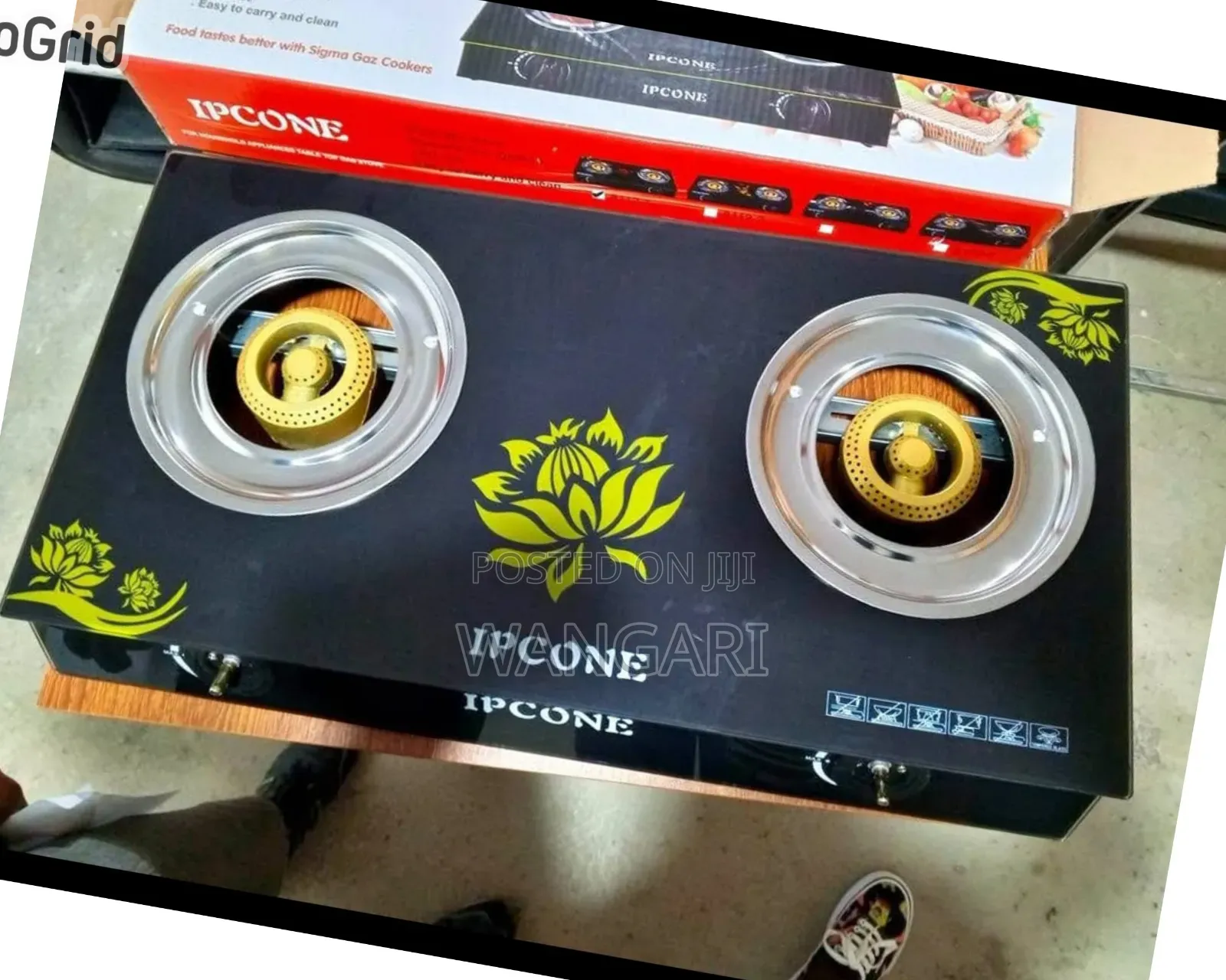 Brand New Ipcone 2 Burner Glass in Stock Fare Price