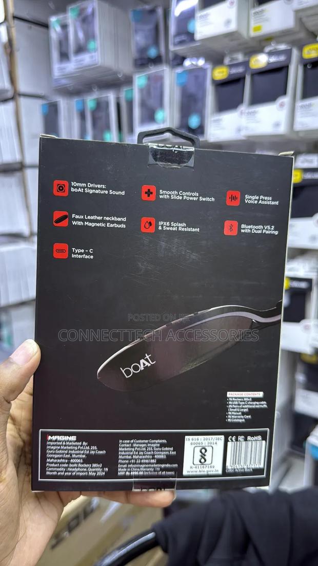 Boat Rockerz 385 V2 Bluetooth Neckband. - thumbnail 2