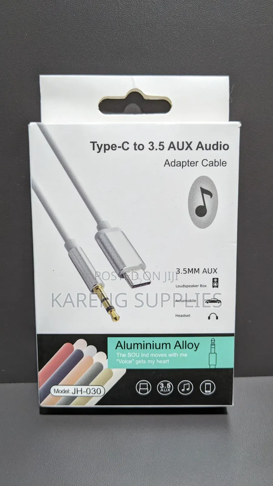Type-c To 3.5 Aux Audio Cable